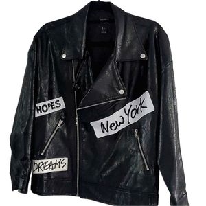 ❤Forever 21 Faux Leather Biker Jacket